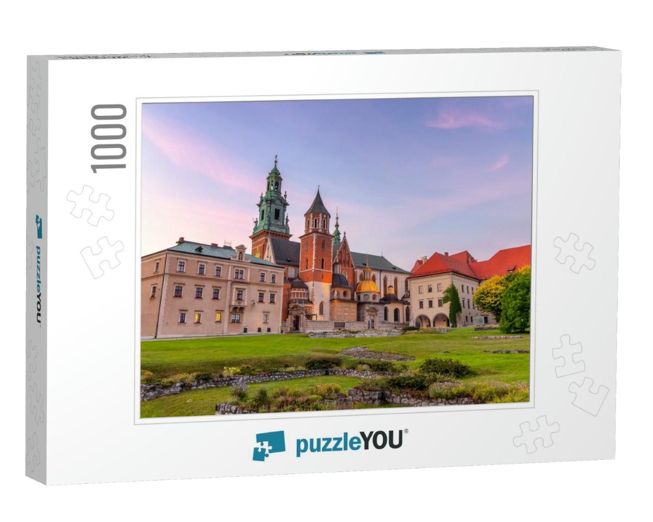 Cathedral of St. Stanislaw & St. Vaclav & Royal Castle on... Jigsaw Puzzle with 1000 pieces