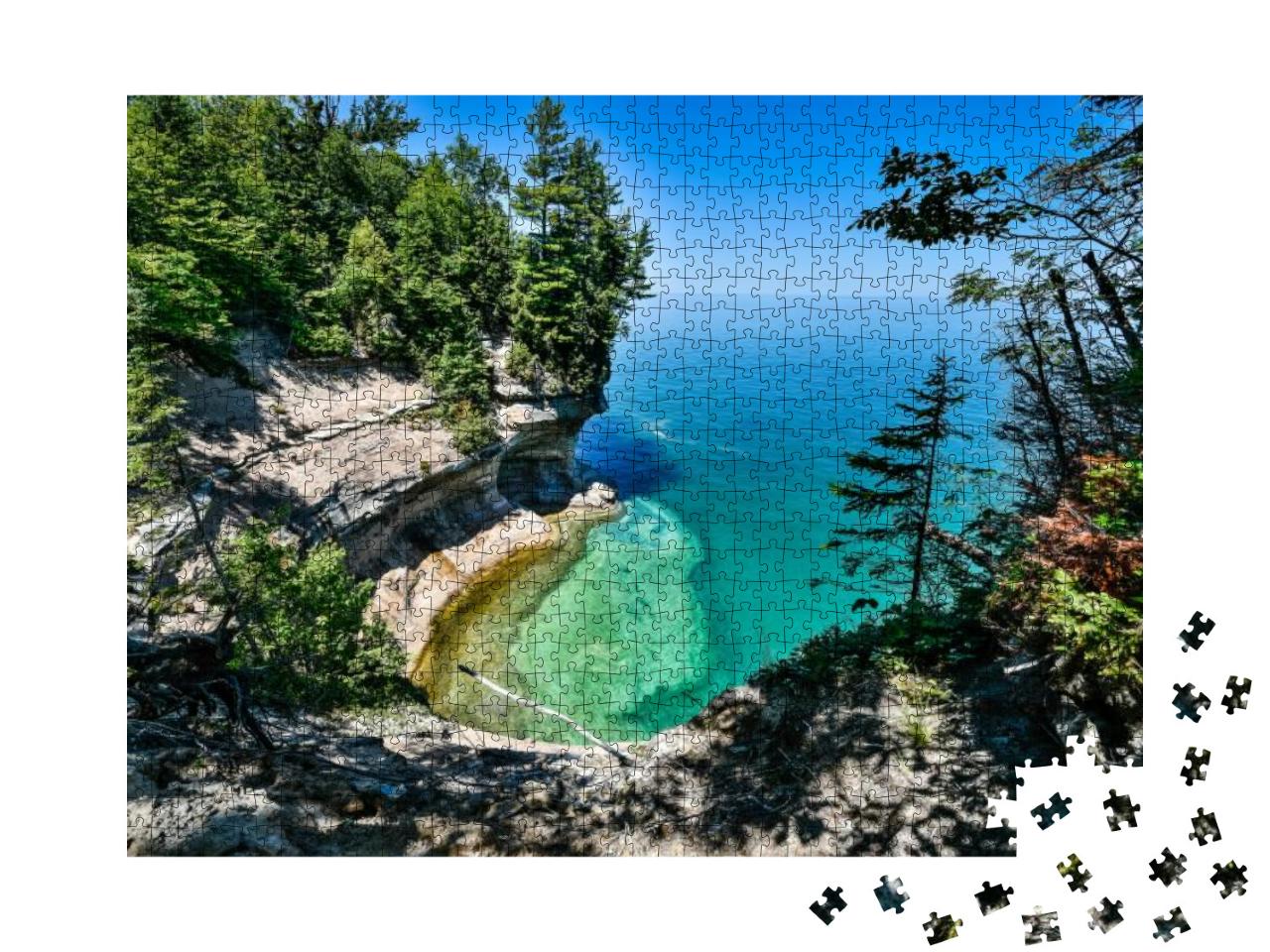 Lake Superior Beach Views from Michigan's Upper Peninsula... Jigsaw Puzzle with 1000 pieces
