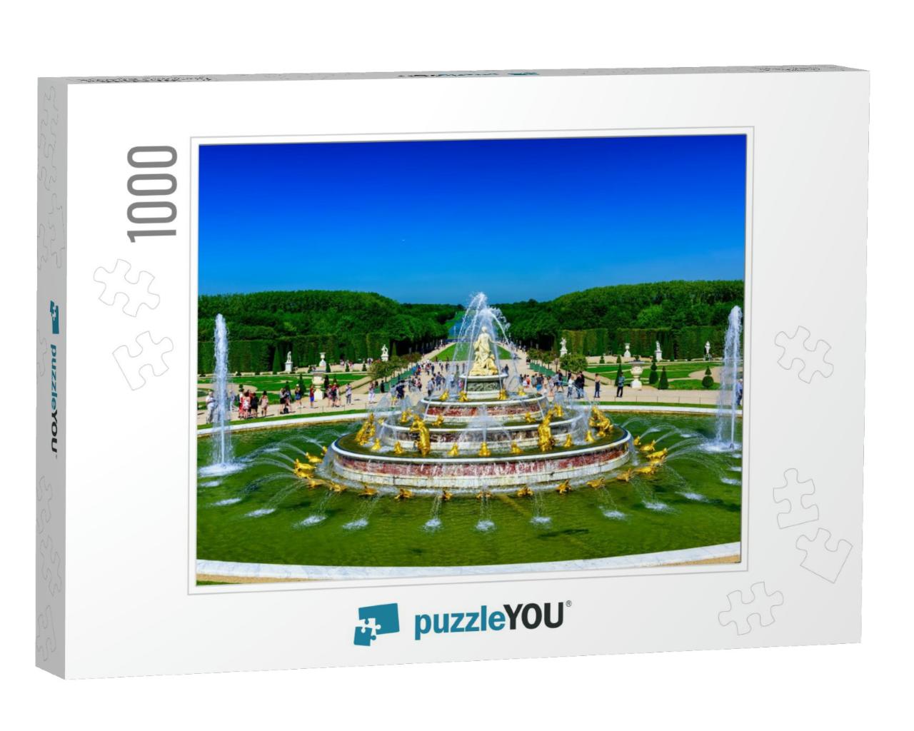 The Latona Fountain in the Garden of Versailles in France... Jigsaw Puzzle with 1000 pieces