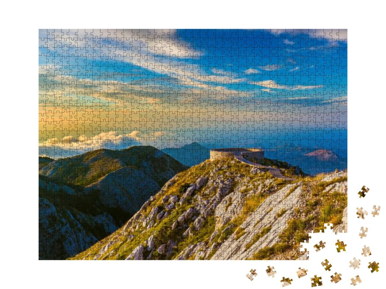 Lovcen Mountains National Park At Sunset in Montenegro... Jigsaw Puzzle with 1000 pieces