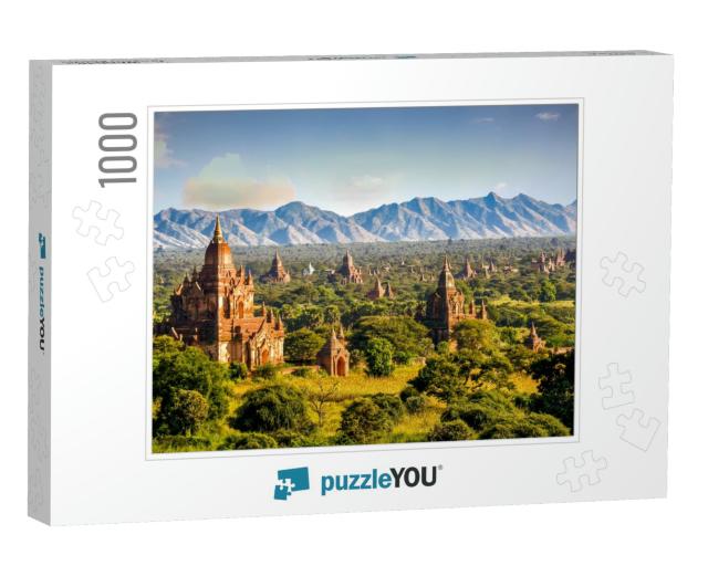 Pagodas & Temples of Bagan, in Myanmar, Formerly Burma, a... Jigsaw Puzzle with 1000 pieces