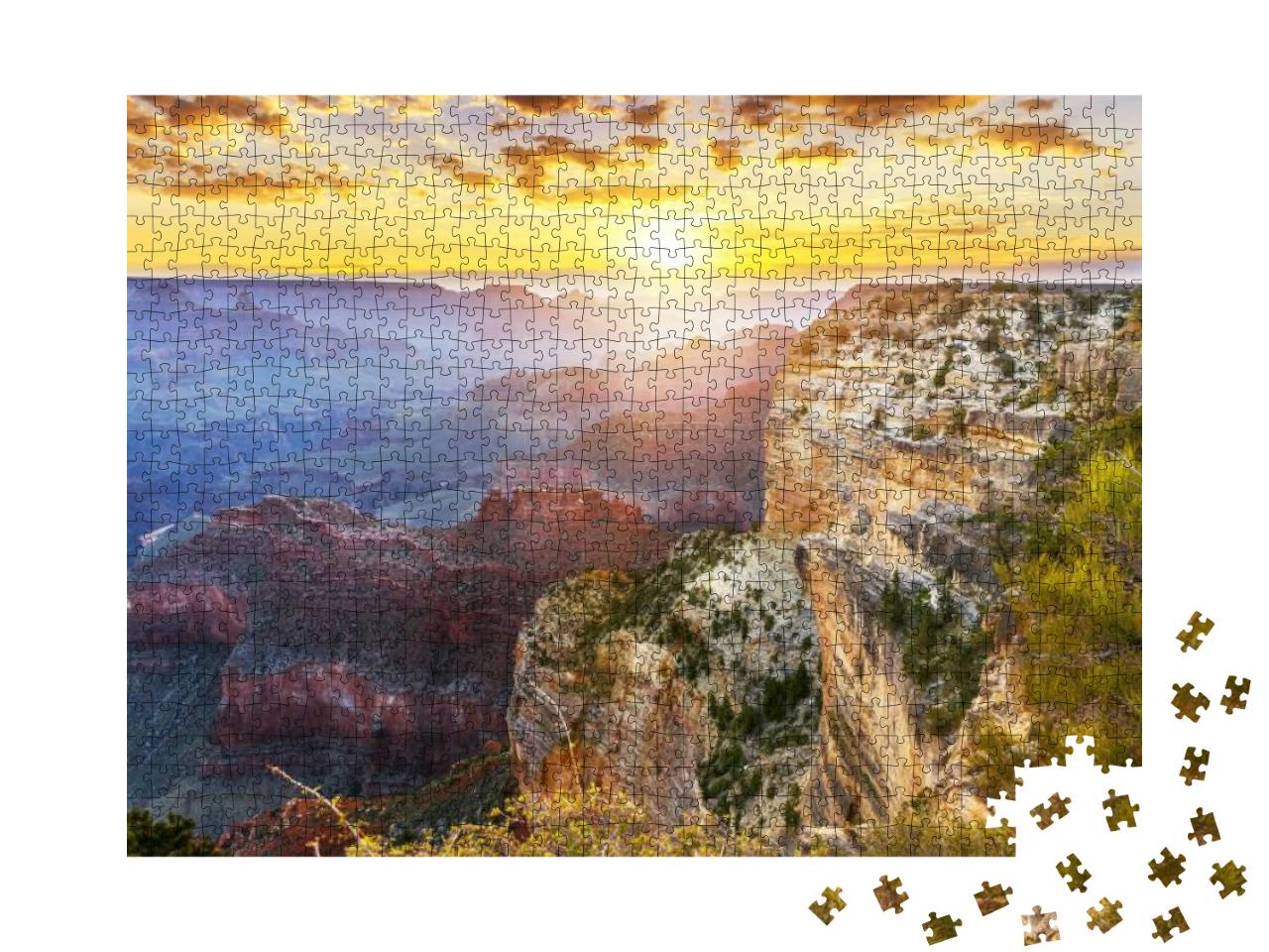 Hopi Point, Grand Canyon National Park... Jigsaw Puzzle with 1000 pieces