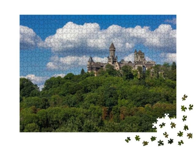Braunfels Castle Aka Schloss Braunfels, Braunfels, Hesse... Jigsaw Puzzle with 1000 pieces