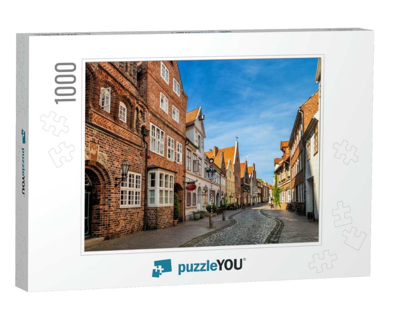 Streets of Luneburg City, Germany... Jigsaw Puzzle with 1000 pieces