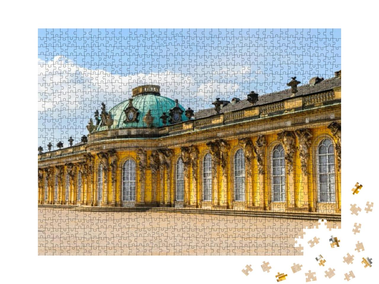 Sanssouci Palace, the Former Summer Palace of Frederick t... Jigsaw Puzzle with 1000 pieces