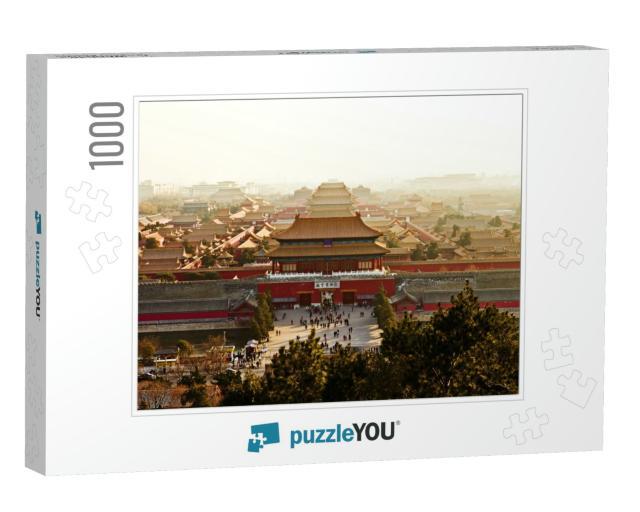 An Aerial Bird View of the Forbidden City... Jigsaw Puzzle with 1000 pieces