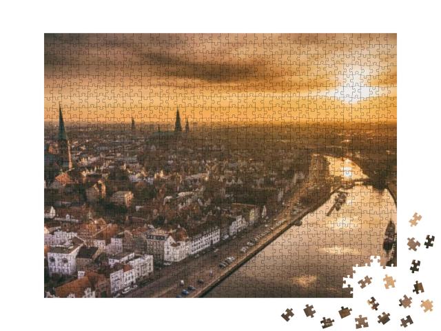 Luebeck-City... Jigsaw Puzzle with 1000 pieces