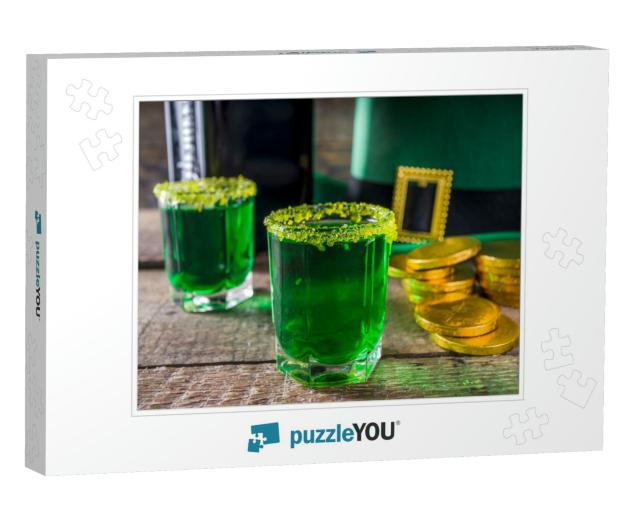 Drinks for St. Patrick's Day Party. Good Luck... Jigsaw Puzzle