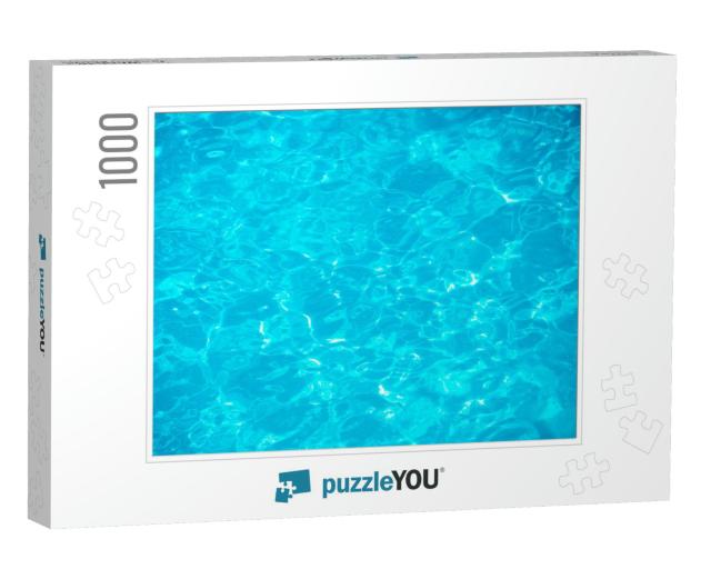 Blue Water in Swimming in Pool... Jigsaw Puzzle with 1000 pieces