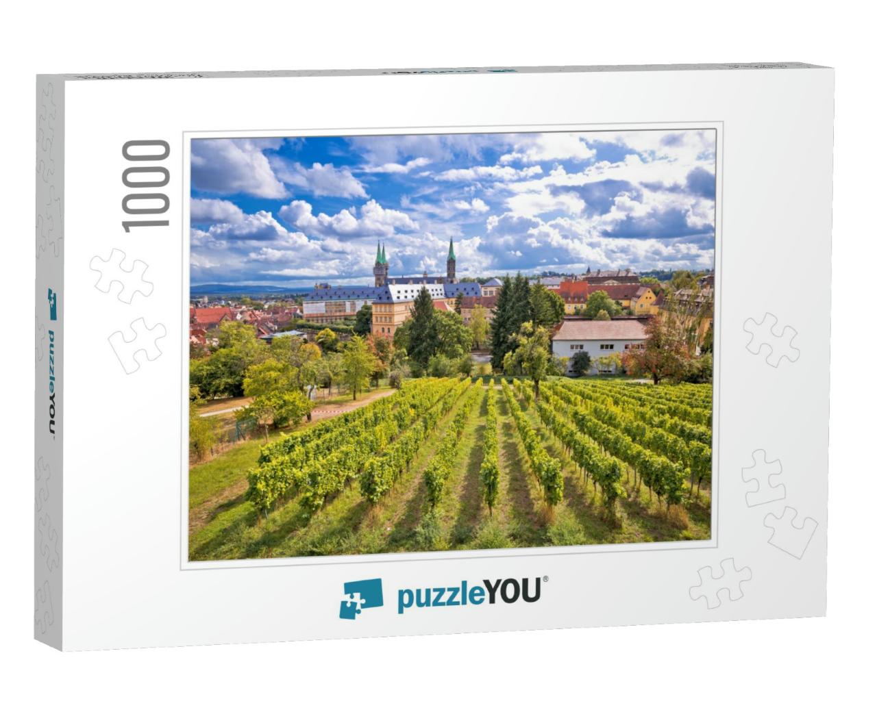 Bamberg. Town of Bamberg View from Michaelsberg Vineyards... Jigsaw Puzzle with 1000 pieces