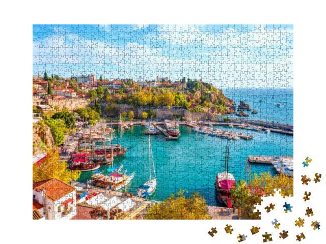 Old Town Kaleici in Antalya, Turkey... Jigsaw Puzzle with 1000 pieces
