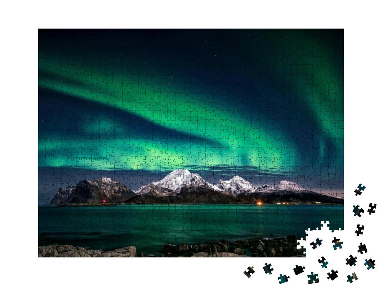 Visiting the Lofoten Islands During Winter Time is a Drea... Jigsaw Puzzle with 1000 pieces
