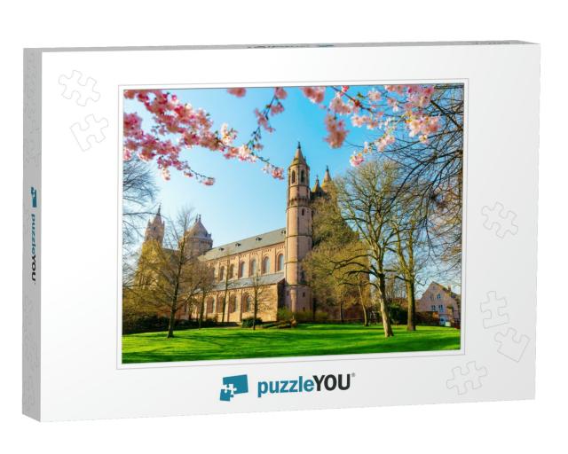Picture of the Historical Worms Cathedral in Worms, Germa... Jigsaw Puzzle