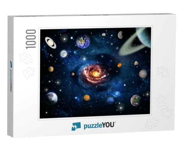 Space, Solar System & Planets Elements of This Image Furn... Jigsaw Puzzle with 1000 pieces