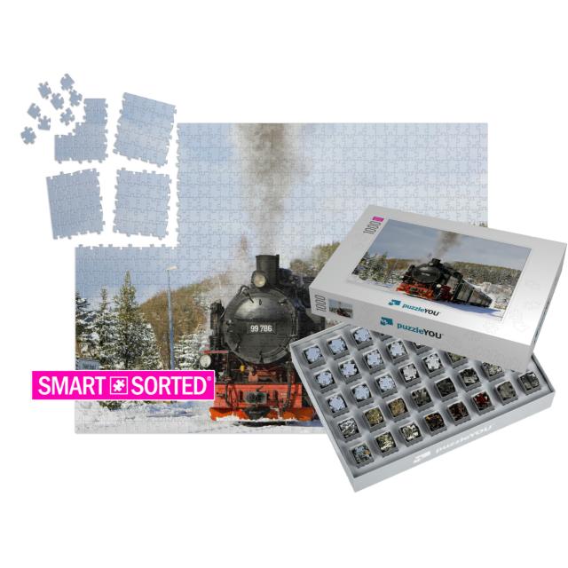 Steam Train, Oberwiesenthal - Cranzhal Fichtelbergbahn, G... | SMART SORTED® | Jigsaw Puzzle with 1000 pieces