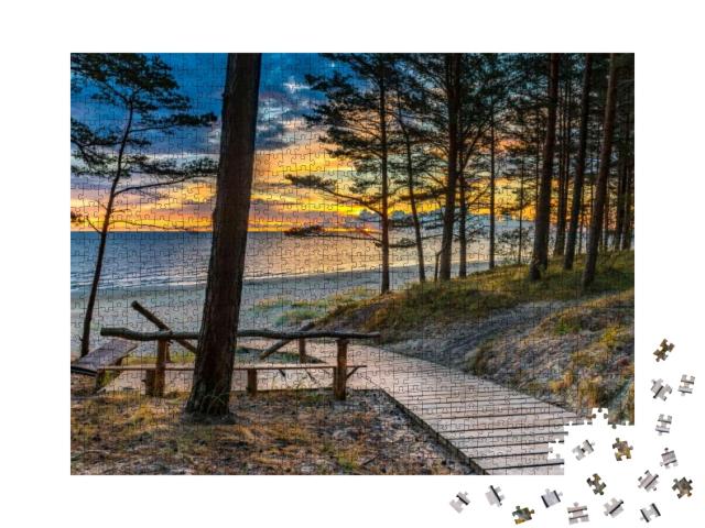 Jurmala is a Famous International Tourist Resort At Riga... Jigsaw Puzzle with 1000 pieces
