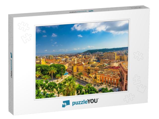 Cagliari, Sardinia, Italy Old Town Cityscape... Jigsaw Puzzle