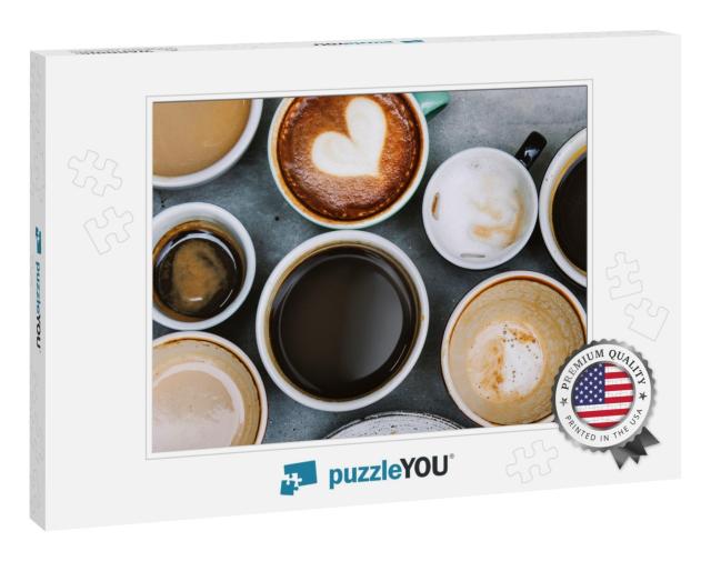 Aerial View of Various Coffee... Jigsaw Puzzle