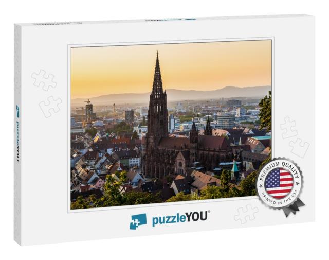 Germany, Black Forest City Freiburg Im Breisgau in Baden... Jigsaw Puzzle