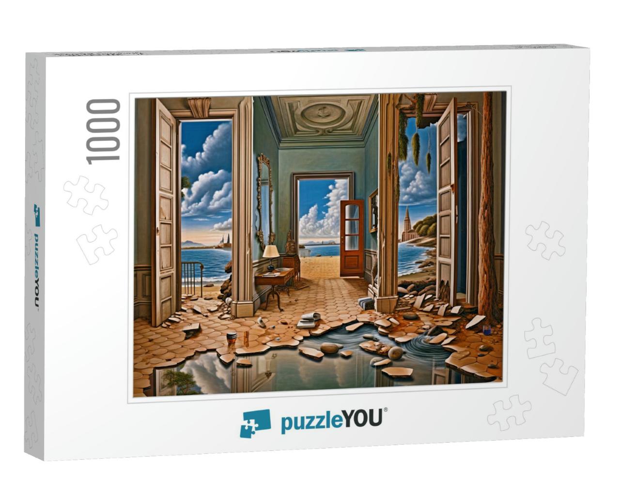 After the Storm, Seaside Destruction Jigsaw Puzzle with 1000 pieces