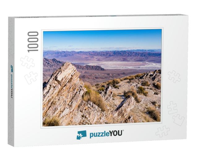 Scenic Overlook of Badwater Basin from Aguereberry Point... Jigsaw Puzzle with 1000 pieces