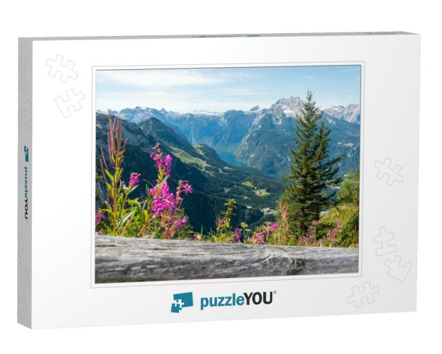 View from the Kehlsteinhaus to Lake Koenigssee, Obersalzb... Jigsaw Puzzle