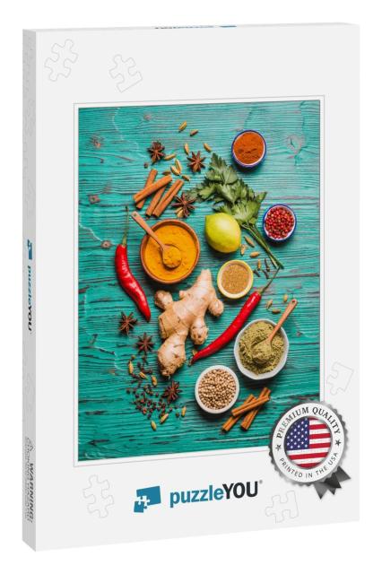 Various Spices & Seasoning Healthy Benefits of Using Supe... Jigsaw Puzzle
