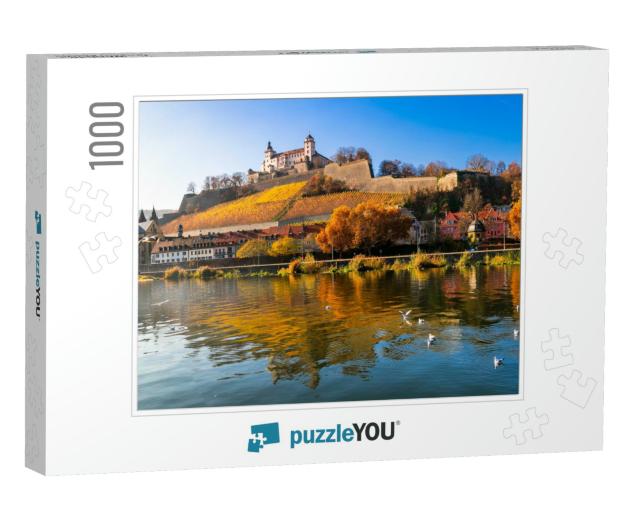 Beautiful Medieval Wurzburg Town - Famous Romantic Road T... Jigsaw Puzzle with 1000 pieces