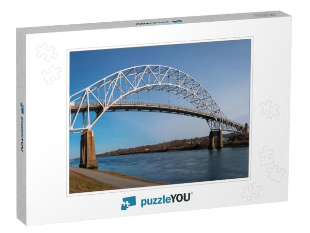 Sagamore Bridge Spanning the Cape Cod Canal... Jigsaw Puzzle