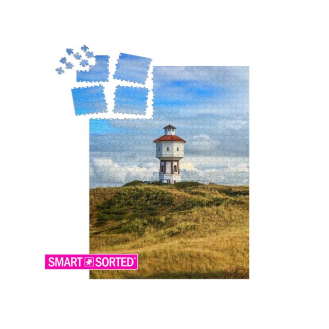 A Lighthouse At the Island of Langeoog, Lower Saxony, Ger... | SMART SORTED® | Jigsaw Puzzle with 1000 pieces