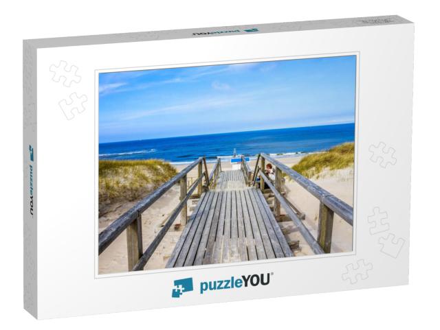 Beach in Westerland, Sylt, Germany... Jigsaw Puzzle