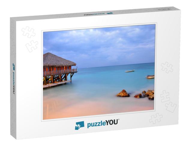 Beach At Punta Cana, Dominican Republic... Jigsaw Puzzle