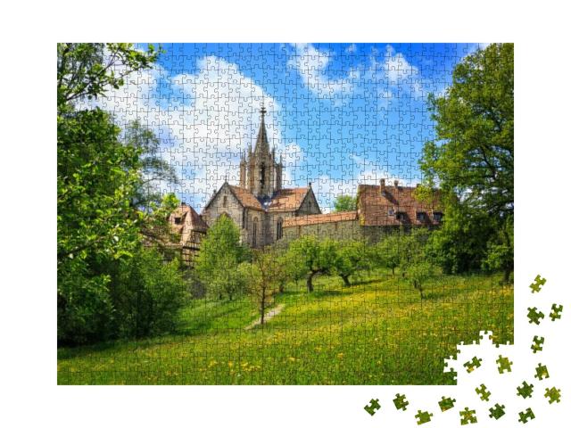Bebenhausen, Germany, Near Tuebingen During Spring Time... Jigsaw Puzzle with 1000 pieces