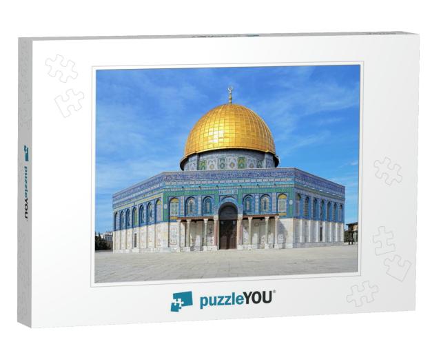 Dome of the Rock Mosque on the Temple Mount in Jerusalem... Jigsaw Puzzle