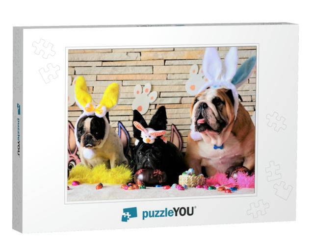 Hilarious Dogs Easter... Jigsaw Puzzle