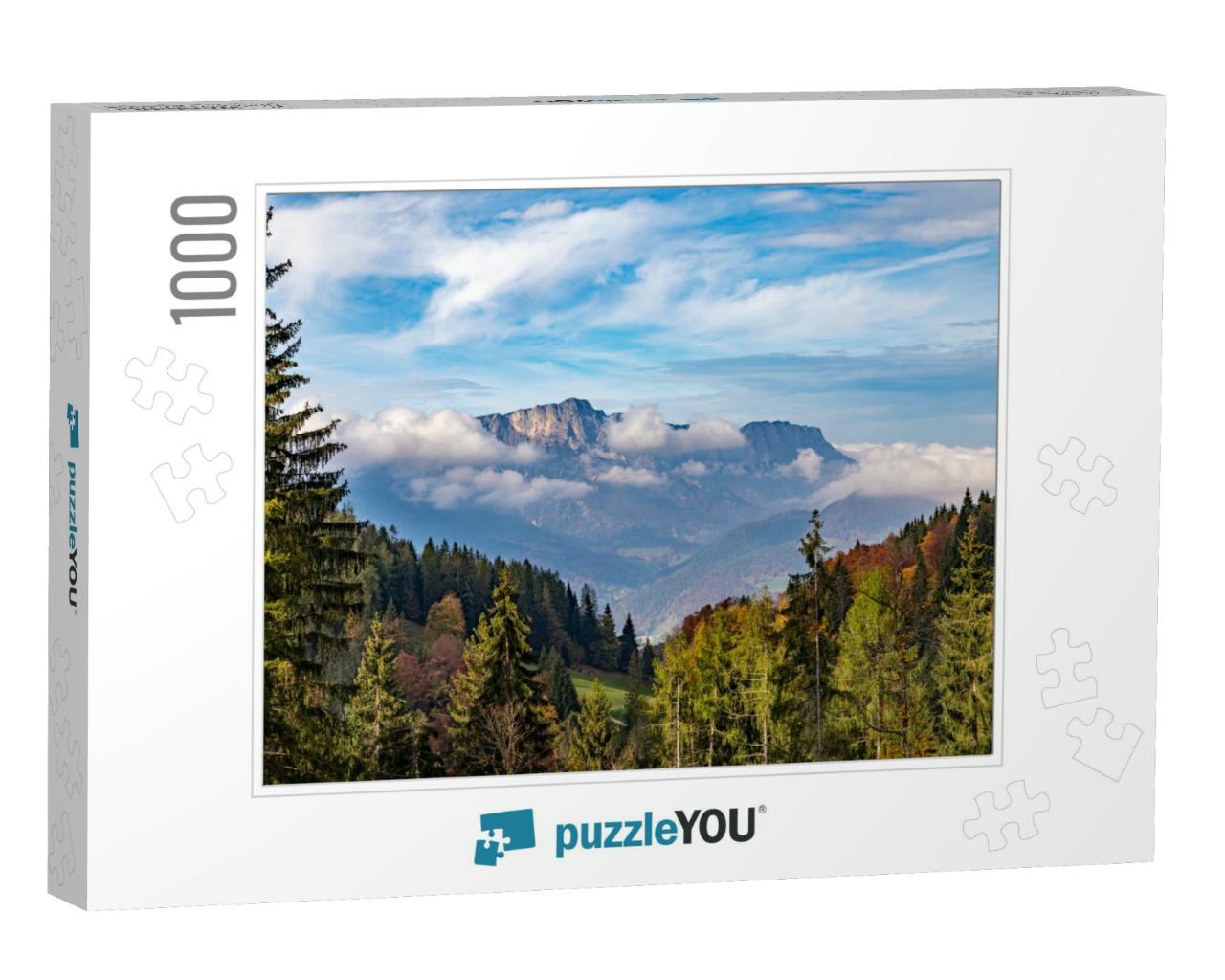 Beautiful Mountain Views Seen from the Jennerberg Berchte... Jigsaw Puzzle with 1000 pieces