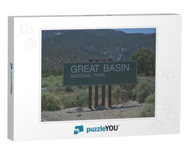 Sign At Entrance to Great Basin National Park in Nevada_6... Jigsaw Puzzle