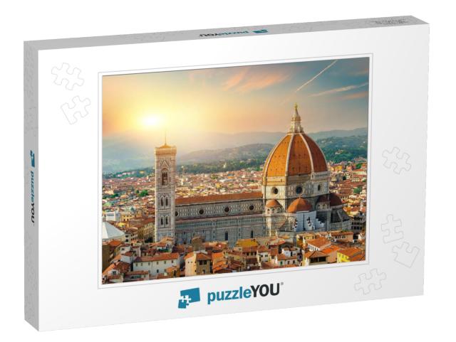 View on Florence & Basilica of Saint Mary, Italy... Jigsaw Puzzle