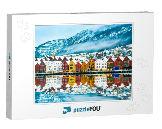 View on Bruges. Bergen Norway... Jigsaw Puzzle