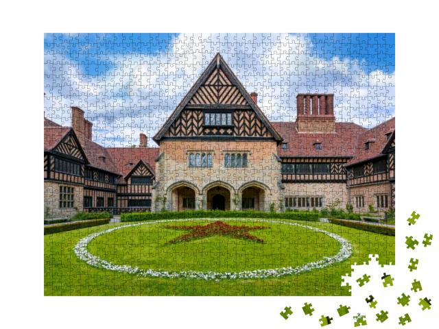 Cecilienhof Palace in New Neuer Park, Potsdam, Germany... Jigsaw Puzzle with 1000 pieces
