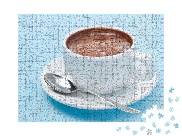 Cup of Hot Chocolate, Close-Up... Jigsaw Puzzle with 1000 pieces