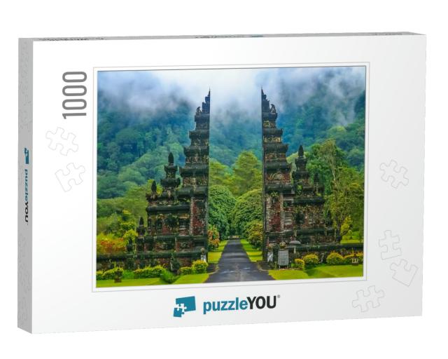 Gates to One of the Hindu Temples in Bali in Indonesia... Jigsaw Puzzle with 1000 pieces