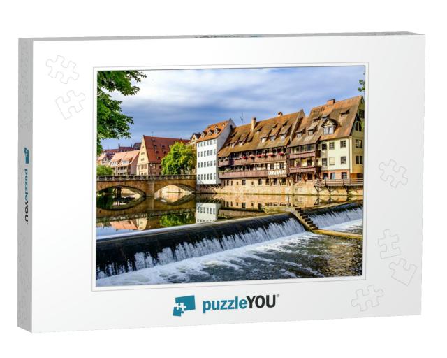 Historic Facade in the Old Town of Nuremberg - Germany... Jigsaw Puzzle