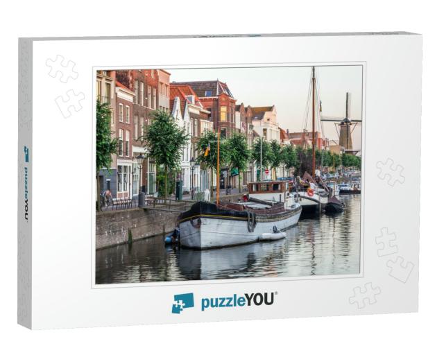 View in Rotterdam, the Netherlands... Jigsaw Puzzle