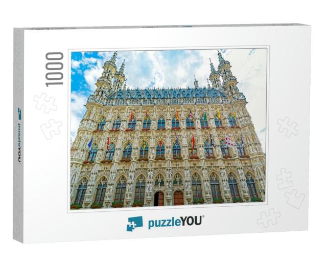 Leuven / Louvain, Belgium, Built Between 1439 & 1463 in I... Jigsaw Puzzle with 1000 pieces