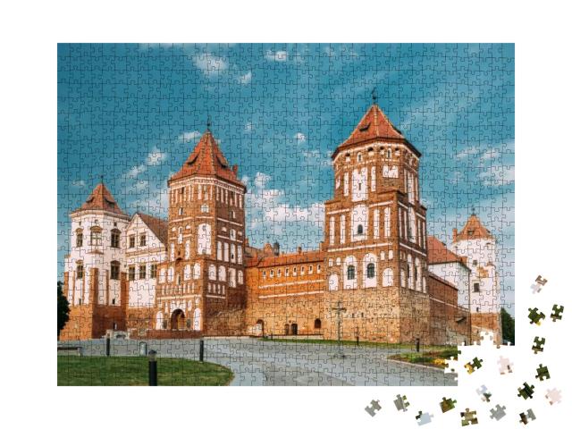 Mir, Belarus. Mir Castle Complex. Architectural Ensemble... Jigsaw Puzzle with 1000 pieces