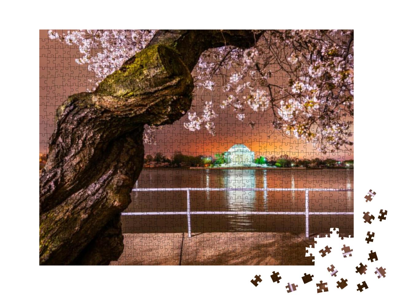 Washington, Dc At the Jefferson Memorial During Spring fr... Jigsaw Puzzle with 1000 pieces