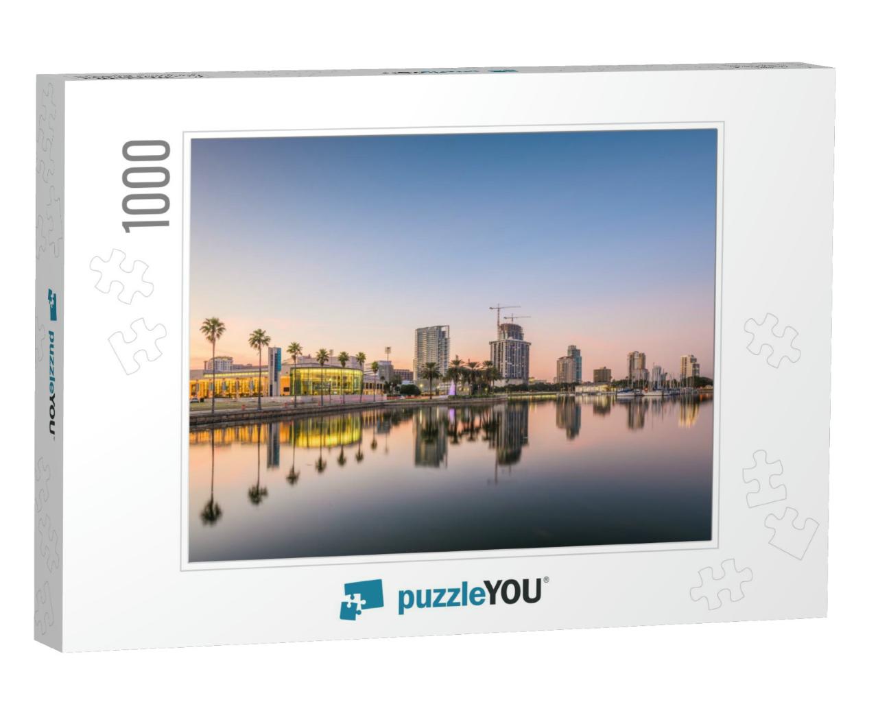 St. Petersburg, Florida, USA Downtown City Skyline on the... Jigsaw Puzzle with 1000 pieces