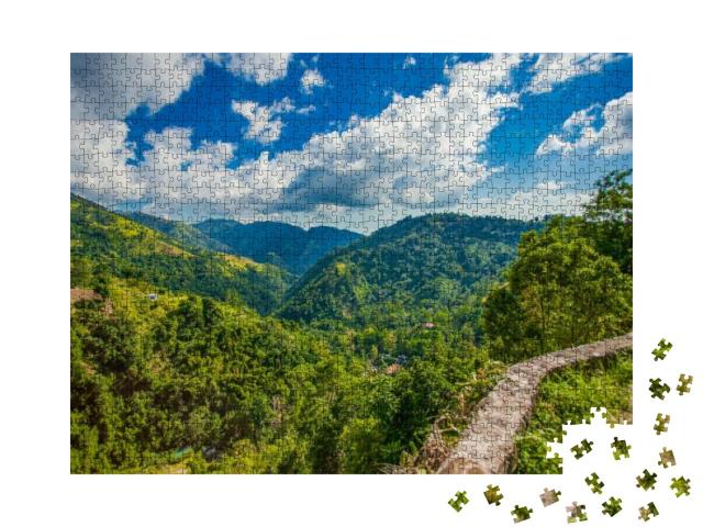 Blue Mountains of Jamaica Coffee Growth Place Hills... Jigsaw Puzzle with 1000 pieces