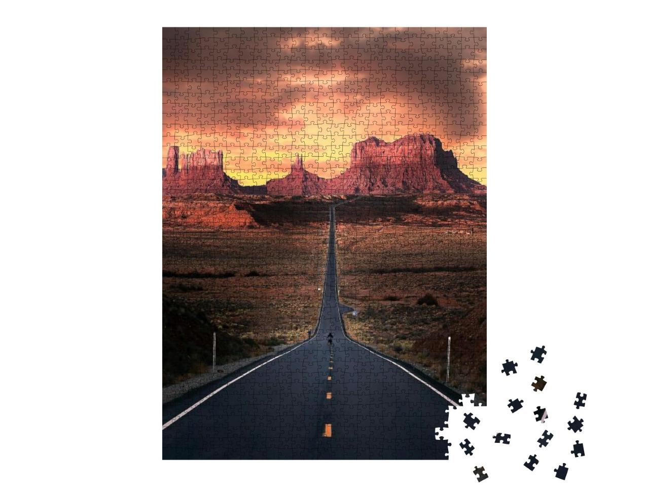 Monument Valley Utah... Jigsaw Puzzle with 1000 pieces